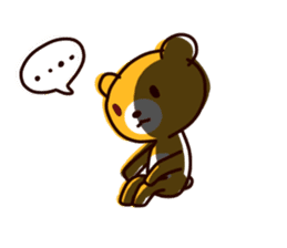 Orange Bear Pam sticker #1208953
