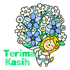 Flowers and the Lion / indonesian