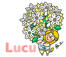 Flowers and the Lion / indonesian sticker #1209012