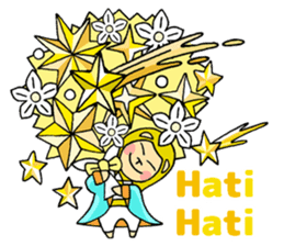 Flowers and the Lion / indonesian sticker #1209013