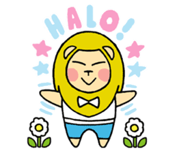 Flowers and the Lion / indonesian sticker #1209022