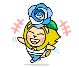 Flowers and the Lion / indonesian sticker #1209039