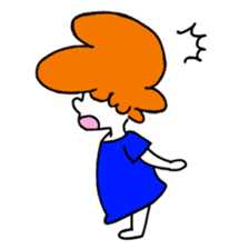 Carl Orange Hair sticker #1209069