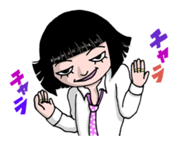 Bobbed hair style Sandy sticker #1209243