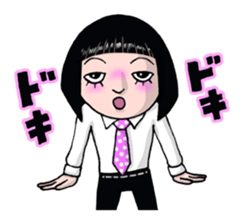 Bobbed hair style Sandy sticker #1209245