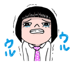 Bobbed hair style Sandy sticker #1209246