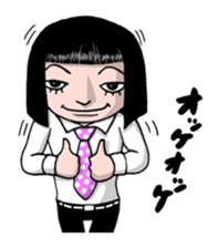 Bobbed hair style Sandy sticker #1209250