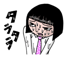 Bobbed hair style Sandy sticker #1209253