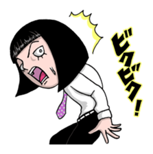 Bobbed hair style Sandy sticker #1209256