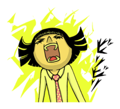 Bobbed hair style Sandy sticker #1209257