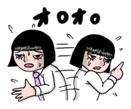 Bobbed hair style Sandy sticker #1209258