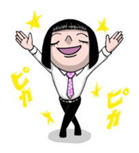 Bobbed hair style Sandy sticker #1209260