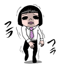 Bobbed hair style Sandy sticker #1209265