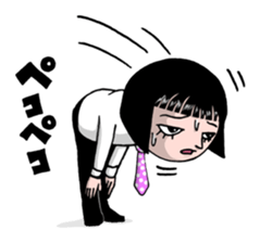 Bobbed hair style Sandy sticker #1209266