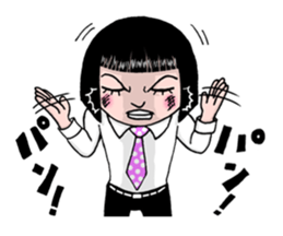 Bobbed hair style Sandy sticker #1209269