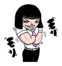 Bobbed hair style Sandy sticker #1209271