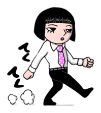 Bobbed hair style Sandy sticker #1209272