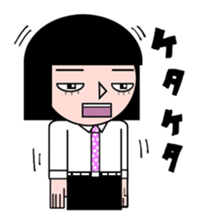 Bobbed hair style Sandy sticker #1209275