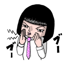 Bobbed hair style Sandy sticker #1209278