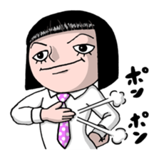 Bobbed hair style Sandy sticker #1209279