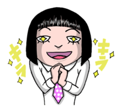 Bobbed hair style Sandy sticker #1209280