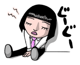 Bobbed hair style Sandy sticker #1209281