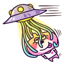 Polar bear & pink bunny (Japanese) sticker #1209346