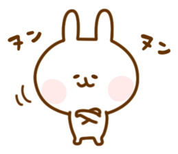 Yuru-chara cheeky rabit sticker #1209770