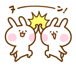 Yuru-chara cheeky rabit sticker #1209776
