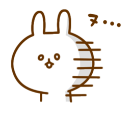 Yuru-chara cheeky rabit sticker #1209780