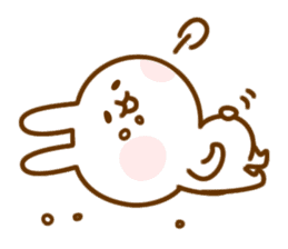 Yuru-chara cheeky rabit sticker #1209786