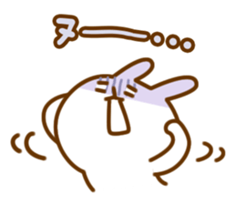 Yuru-chara cheeky rabit sticker #1209789