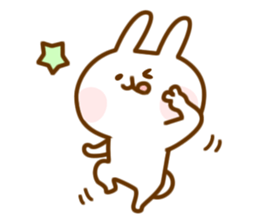 Yuru-chara cheeky rabit sticker #1209799