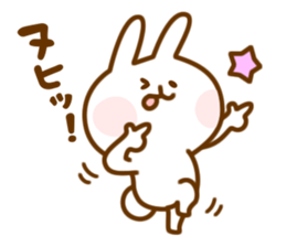 Yuru-chara cheeky rabit sticker #1209801