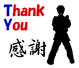 The Karate fighter ver.English sticker #1209926