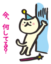 witch cat mimitasu sticker #1210001