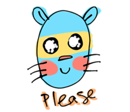 Blue Sam sticker #1210184