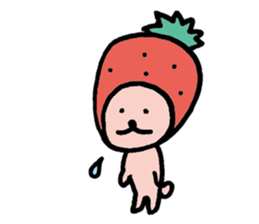 a gluttonous rabbit sticker #1210407