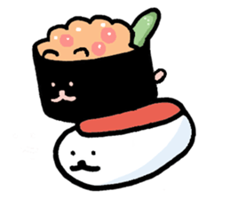 a gluttonous rabbit sticker #1210412