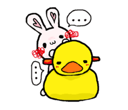 Duck and Rabbit sticker #1210477