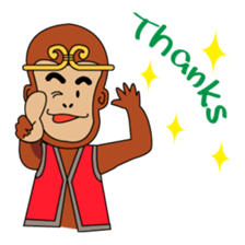 The guitarist of the monkey "Shinoyan" . sticker #1210488