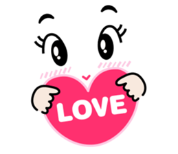 Simple face sticker Vol.2 sticker #1210531