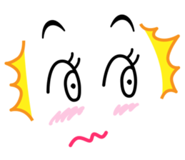 Simple face sticker Vol.2 sticker #1210550