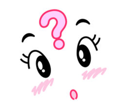 Simple face sticker Vol.2 sticker #1210553