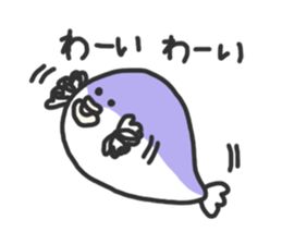 Creatures like blowfish sticker #1210766