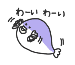 Creatures like blowfish sticker #1210766