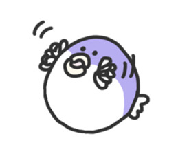 Creatures like blowfish sticker #1210782