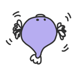 Creatures like blowfish sticker #1210783