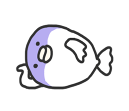 Creatures like blowfish sticker #1210784