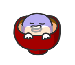 Creatures like blowfish sticker #1210789